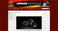 Desktop Screenshot of lovaasmotor.no